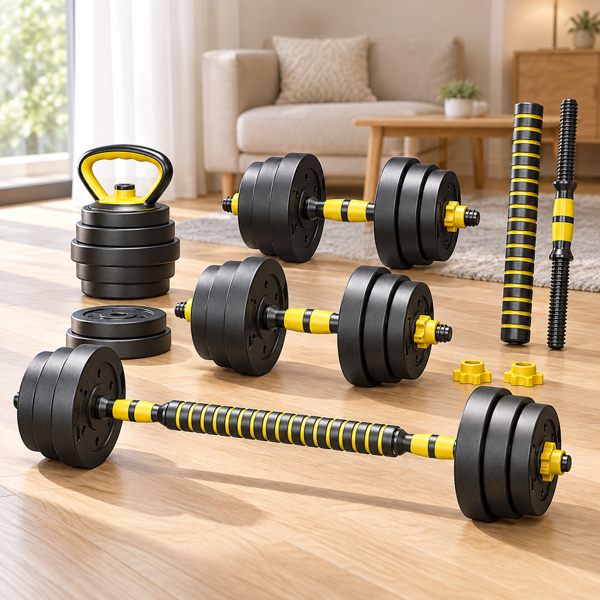 Adjustable Dumbbells Levia
